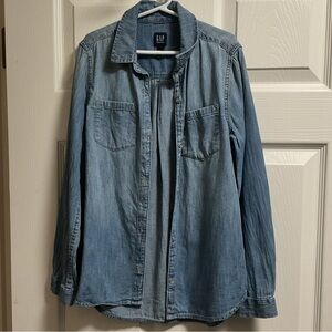 GAP Light Blue Denim Shirt